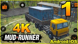 MudRunner Mission The Rig Android Gameplay Walkthrough Part 1 (Mobile Gameplay, Android, iOS)