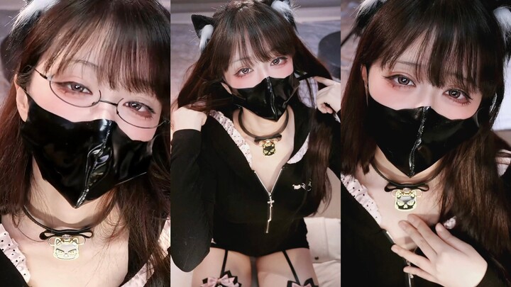 魅魔教学之翻白眼口罩眼镜娘篇，表情和氛围感的反差极致艺术，深度解析教你如何拿捏小男生