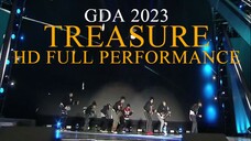 GDA TREASURE FULL PERFORMANCE 230107 - BOY + JIKJIN + DARARI (Rock Remix)