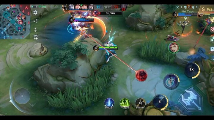 target lock louyi #mobilelegend