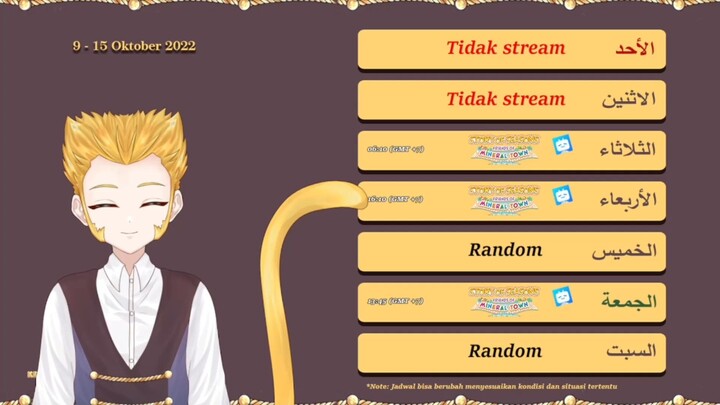 Jadwal Stream 9-15 Oktober 2022