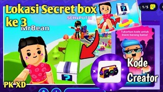 Kode Creator dan Lokasi Secret box ke 3 di PK XD Update CapyPower