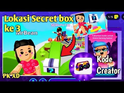 Kode Creator dan Lokasi Secret box ke 3 di PK XD Update CapyPower