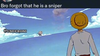 Bro forgot that he is a sniper