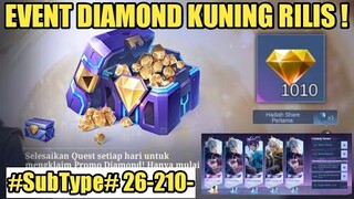 EVENT PROMO CARNIVAL DIAMOND KUNING RILIS ORI SERVER !! SIAPIN VPN !