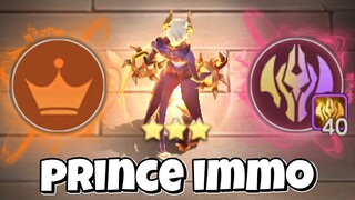 EVA 1 DYRROTH PRINCE IMMORTAL FULL ATTACK SPEED!! KUAT BANGET PAKCOY!! MAGIC CHESS MOBILE LEGENDS