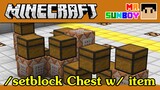 Minecraft Commands [Thai]: วิธี /setblock กล่องพร้อมไอเทม [1.7.10]