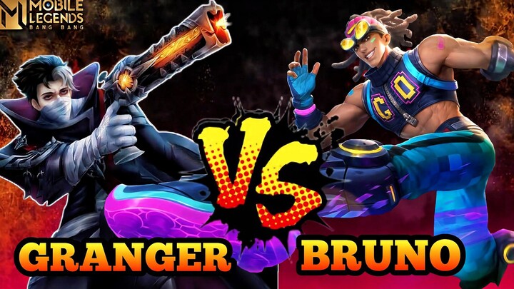 MATCH GILAAA !! Granger Vs Bruno Gold Lane🔥🔥 AUTO 2 Kali Maniac + 1 Kali SAVAGE🥶🥶