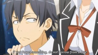 oregairu 2 funny Hachiman and Totsuka