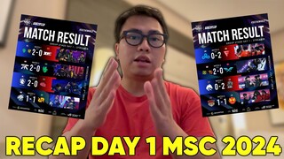 EVOS IMBANG, FNATIC ONIC BANTAI2 !! RECAP MSC RIYADH 2024 DAY 1 !! #kelaskb