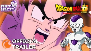 Frieza Reacts To Dragon Ball Super: SUPER HERO | OFFICIAL TRAILER!
