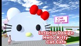 Interior Design: Hello Kitty Cat Cafe ||Sakura School Simulator