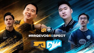 RRQ x EVOS #RESPECT #TOSDULU