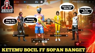 KETEMU BOCIL FF MALAH DI AJAK BY ONE‼️FREEFIRE INDONESIA
