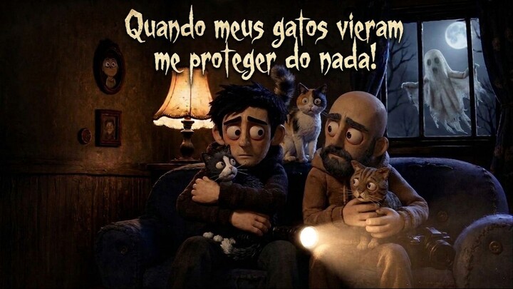 Quando meus gatos me protegeram do nada!