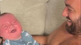 Come and listen to the little baby's healing laughter—your own lips can't help but curve upward too!