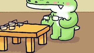 [Little Spear Zoo] The little crocodile repairs the glasses of a good friend, it’s awesome!