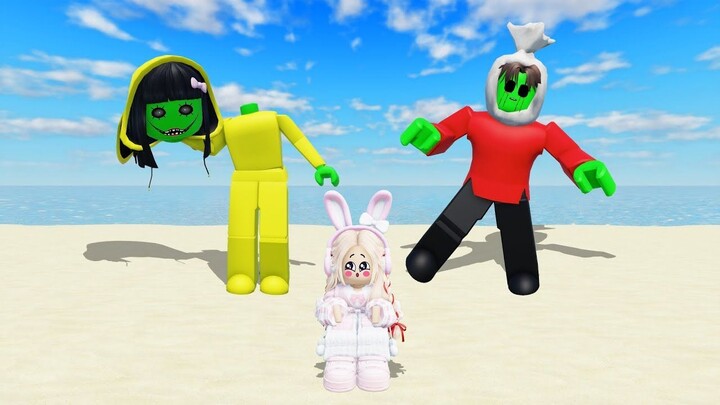 Yuta, Mio Dan Baby Celine Melakukan Expedisi Gunung Yang Dipenuhi Zombie  ROBLOX