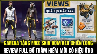 Free Fire | Garena Tặng Free Skin Bom Keo Chiến Long Và Cực Nhiều Quà, Review Gói Đồ Thám Hiểm Mới