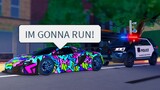 Crazy McLaren Runs From COPS! ARRESTED! (Roblox)