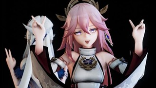 【MMD】这屑狐狸带着凝光一起屑