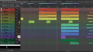 Teardown 2 (Middle) of Cue 28 - "Death on the Beach" (Score of aborted film) [TURN ON CAPTIONS!]