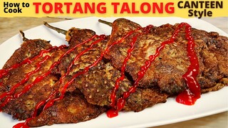 TORTANG TALONG | CANTEEN Style | Eggplant Omelette | BASIC Tortang Talong Recipe