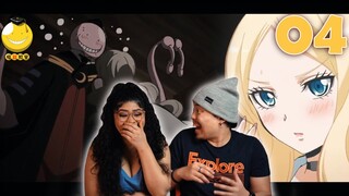 WELCOME B-SENSEI LMAO! ASSASSINATION CLASSROOM SEASON 1 EPISODE 4 REACTION