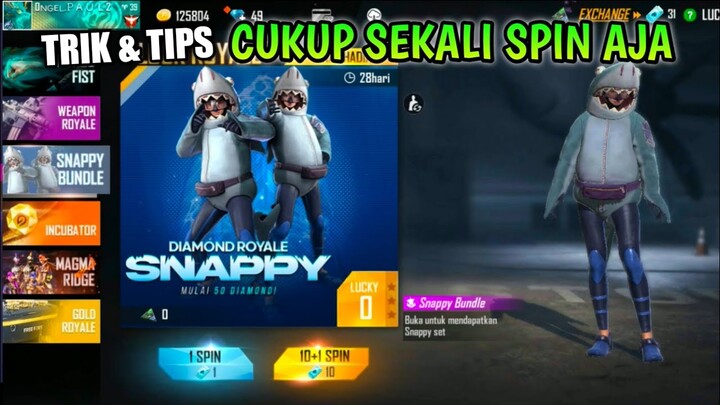 SEKALI SPIN AUTO PERMANEN DIAMOND ROYALE BUNDLE SNAPPY - FREE FIRE