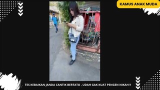 Test kebaikan janda bertato ini