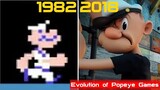 Evolution of Popeye Games [1982-2018]