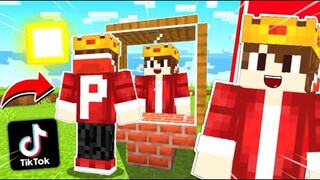 SINUBUKAN KO ang MINECRAFT VIRAL TikTok LIFE HACKS kung GAGANA (LUPET!)
