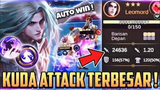 REKOR DUNIA ATTACK TERBESAR ! LEO WYRM + YUKI 3 ! COMBO MAGIC CHESS TERKUAT 2023