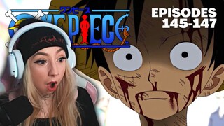 LUFFY REFUSES TO FIGHT??? | One Piece Episode 145, 146 & 147 Reaction