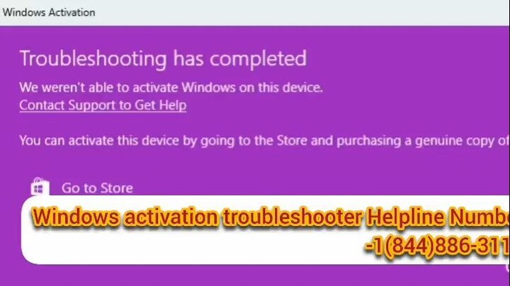 Using the Windows Activation troubleshooter