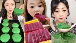 Thánh Ăn Đá Ăn Đá Lạnh Màu Sắc Hình Dạng Bất Thường Thú Vị - ASMR Ice Crunchy Eating sound#176