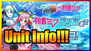 They're Here!!!  Unit Info | Hatsune Miku X Grand Summoner