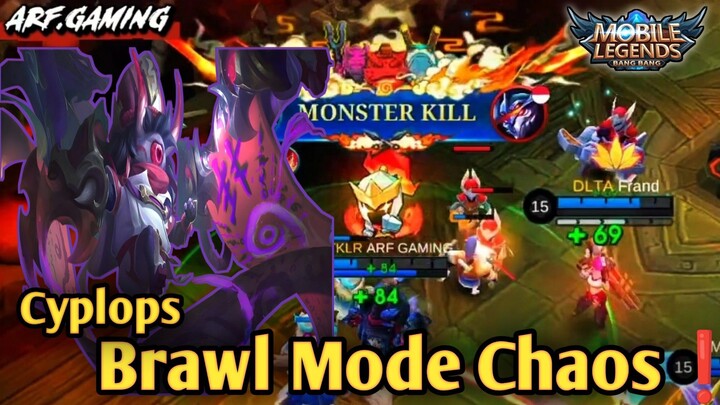 Brawl Mode Chaos🔥CYPLOPS Jadi Raja Arena Di Mode Brawl❗❗