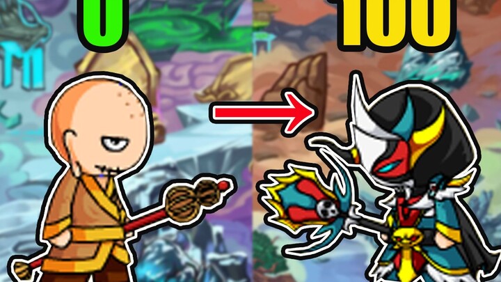 Starting with a rage-inducing spirit ring! Challenging myself to build 1 million combat power from s