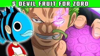 According to Oda, here are 5 devil fruits that are suitable for Zoro