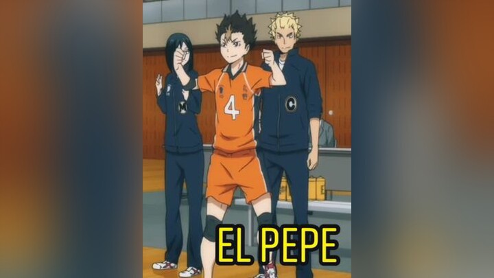 They’re just el pepe in different fonts 🤨 haikyuu haikyuuedits karasuno kageyama nishinoya sugawara anime