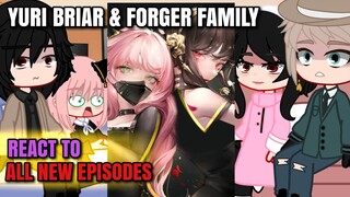 Forger family & Yuri react to New episodes | Bond & Yor | Spy x family react | @itsofficial_aries 💜