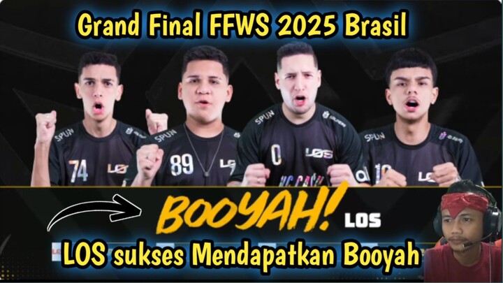 Game 6 Grand Final FFWS 2025 Brasil Day 1 #LOS Booyah #freefire