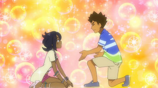The woman who is the best match for Xiaogang. They are both good at rock-type Pokémon.