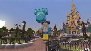 Minecraft / Disney In Minecraft | Walt Disney World Magic Kingdom Adventure By EverbloomGames Part 1
