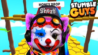 AKU MAIN STUMBLE GUYS DI MAP HONEY DROP 🐝 - STUMBLE GUYS INDONESIA