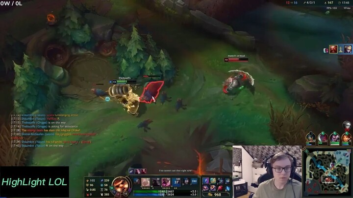 Gragas cực kì khó chịu ý =))) #lol #highlights #funny