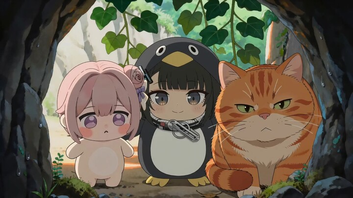 "Penguin and Doro's Cool Summer Hideaway"