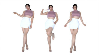 【Vertical Screen】Auntie in Short Skirt