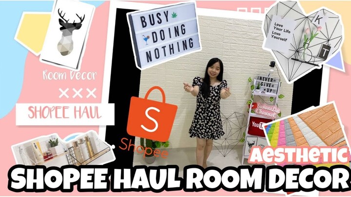SHOPEE HAUL Dekorasi Studio Youtube Pemula